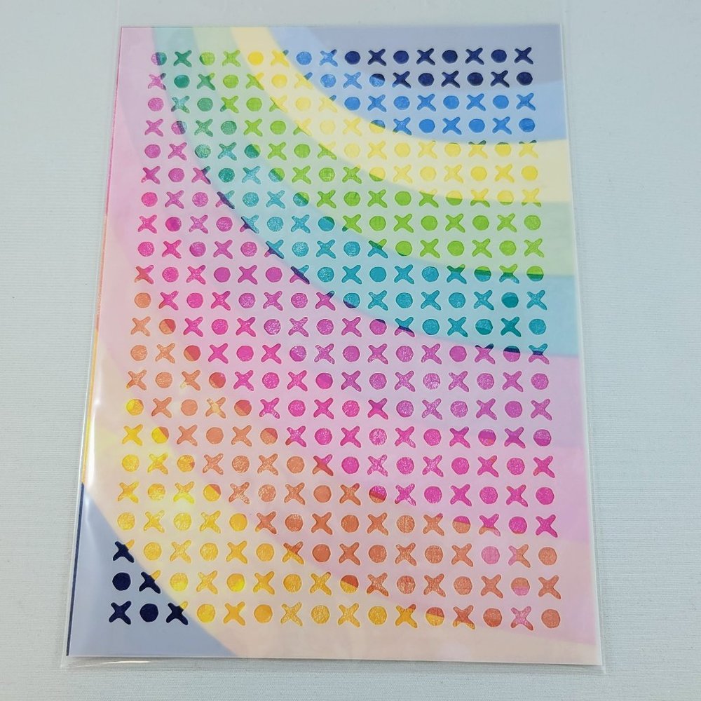 Stencil X And O Love Valentine’s Day Card Making Scrapbooking Paper Crafts New